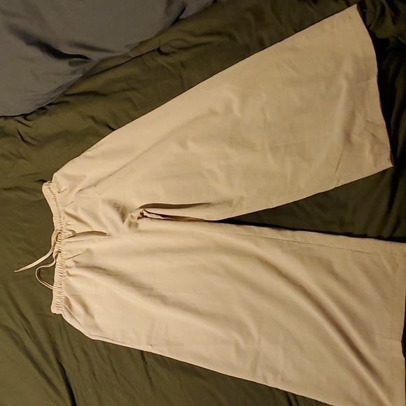 Cream button down pants set - Picture 3 of 3